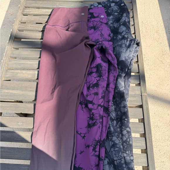 Lululemon 3 pairs of leggings - Picture 3 of 5